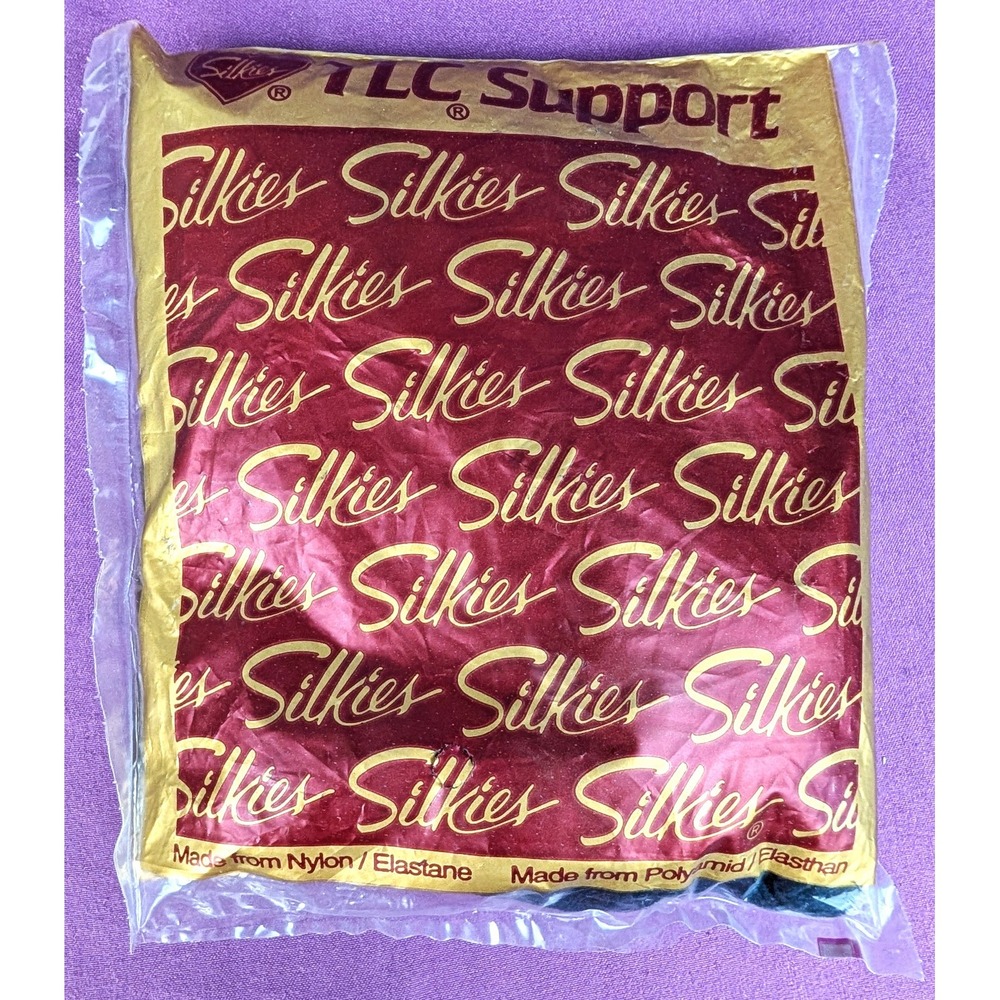 Silkies TLC Support Pantyhose X-Tall Navy Total Leg Control 020407